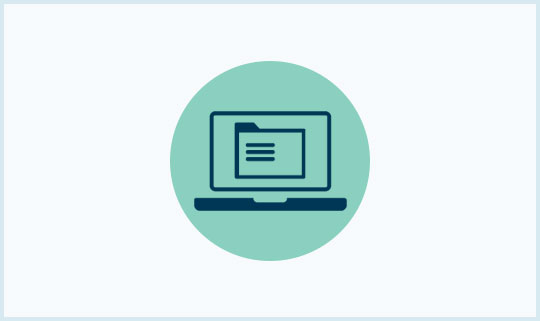 Antivirus laptop icon