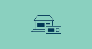 Branch icon on grey background