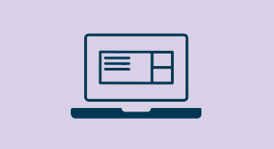 Online banking homepage on laptop
